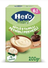 Nessiworld Hero Baby Sütlü 8 Tahıllı Peynirli Pekmezli Kaşık Mama 200 Gr