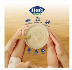 Nessiworld Hero Baby Sütlü 8 Tahıllı Peynirli Pekmezli Kaşık Mama 200 Gr