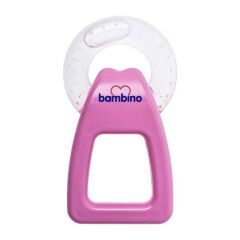 Bambino Tutma Saplı Sulu Diş Halkası - Pembe