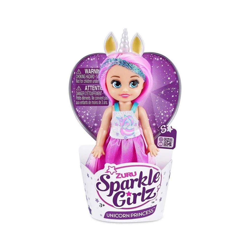 Nessiworld PAK01000 Sparkle Girlz 12cm Unicorn Prenses Cupcake - 10094TQ3
