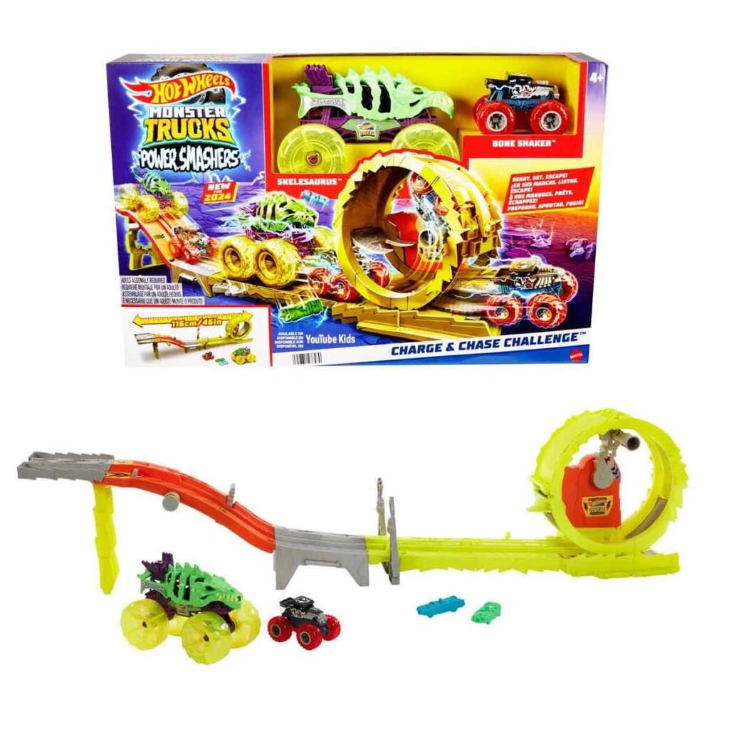 Nessiworld  HXT05 Hot Wheels Monster Trucks Power Smashers Oyun Seti