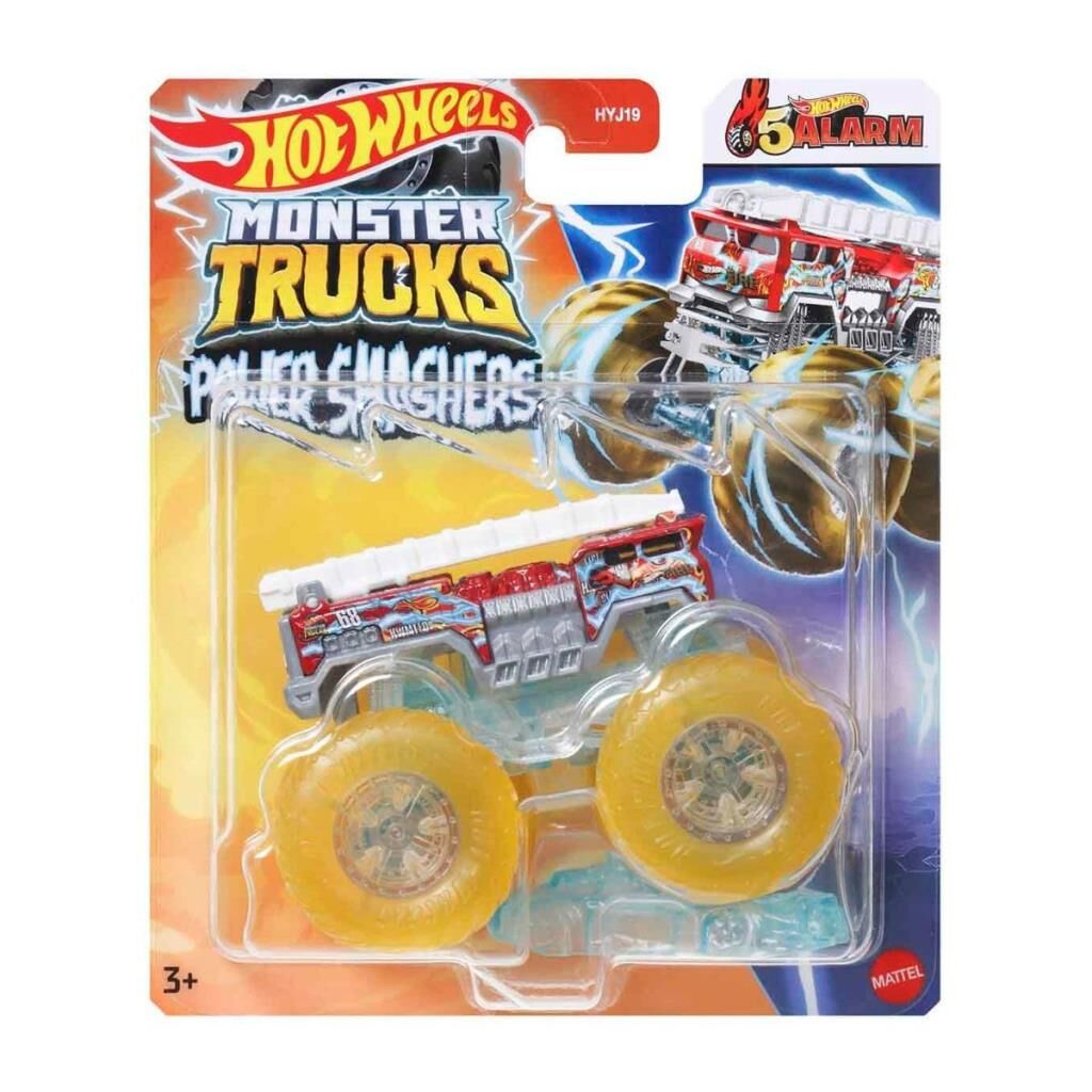 Nessiworld  HYJ19 Hot Wheels Monster Trucks Power Smashers 1:64 Arabalar