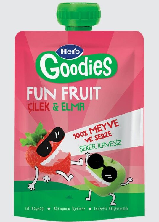 Nessiworld Hero Goodies Çilek Elma Havuç 100 Gr