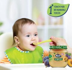 Nessiworld Hero Baby Organik Erik Püresi Kavanoz Mama 120 Gr