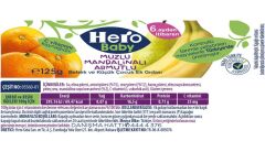 Nessiworld Hero Baby Muzlu Mandalinalı Armutlu Kavanoz Mama 125 Gr