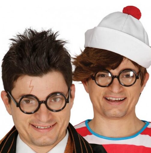 Nessiworld  SiyahÇerçeveliNumarasızCamlıÖğrenciŞakaGözlüğü1Adet
