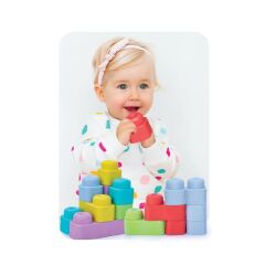 Nessiworld  04006 Yumuşak Big Bloklar 24 Parça -Dede