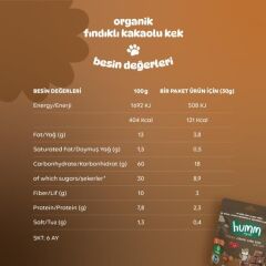 Nessiworld Humm Organik Fındıklı Kakaolu Vegan Kek 30 Gr