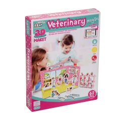 Nessiworld  Veteriner Maket 3 Boyutlu Puzzle