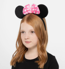 Nessiworld  Pembe Fiyonklu Minnie Mouse Tacı Mini Kulak