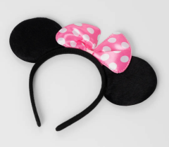 Nessiworld  Pembe Fiyonklu Minnie Mouse Tacı Mini Kulak