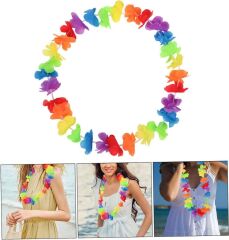 Nessiworld  Rengarenk Hawaii Boyun Çelengi Havai Partisi Kolyesi 1 Adet