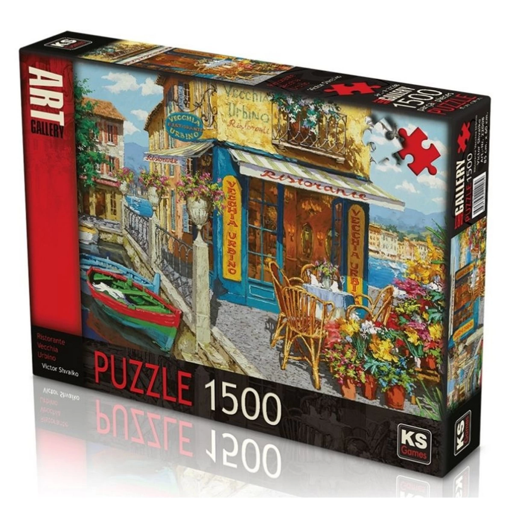 Nessiworld KS Ristorante Vecchia Urbino 1500 Parça Puzzle