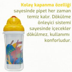 Nessiworld Bebedor Isı Yalıtımlı Pipetli Alıştırma Bardağı 7506
