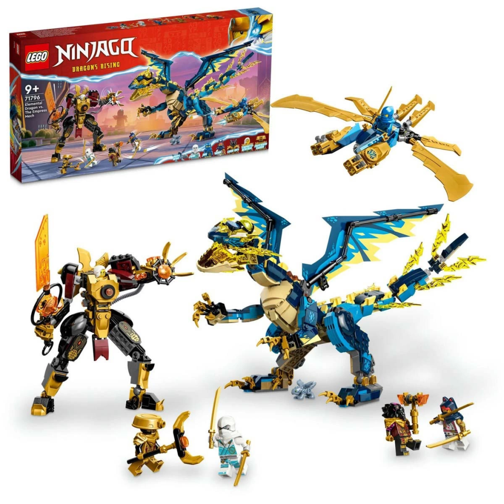 LEGO NINJAGO Element Ejderhası İmparatoriçe Robotuna Karşı 71796