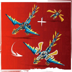 LEGO NINJAGO Element Ejderhası İmparatoriçe Robotuna Karşı 71796