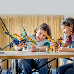 LEGO NINJAGO Element Ejderhası İmparatoriçe Robotuna Karşı 71796