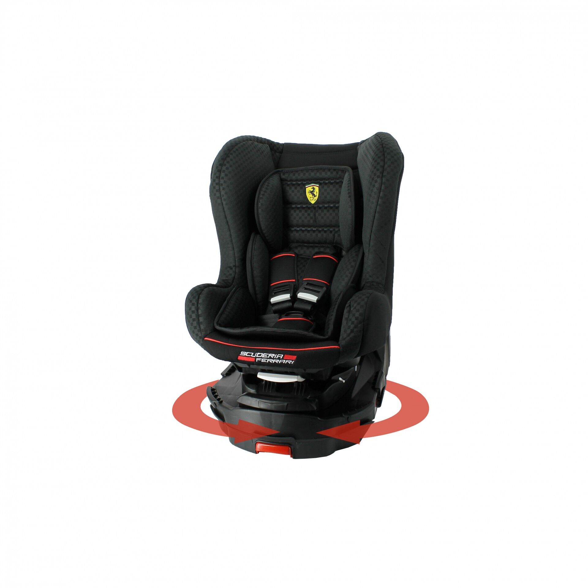 Ferrari Titan Isofixli 0-25kg 360° Dönebilen Oto koltuğu - NERO