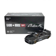 Nessiworld Mini Gt 1/64 Nissan Skyline GT-R (R33) Active Carbon R