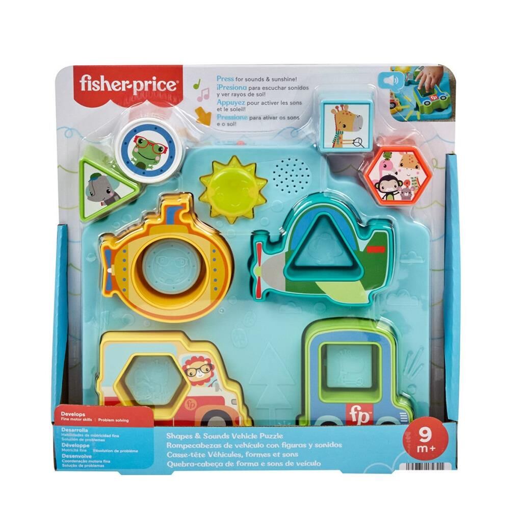 Nessiworld  HRP31 Fisher-Price Şekiller ve Sesler Puzzle