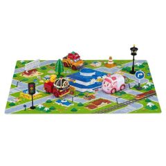 Nessiworld  POLI ZR-913 Robocar Poli Gogo City Seri Ambar,Roy,Mark Oyun Seti