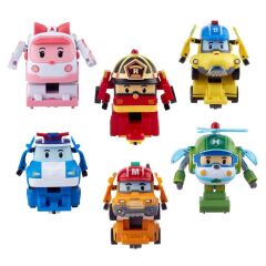 Nessiworld  POLI ZR-915 Robocar Poli Quick Transforming Mini Rescue Deluxe Set