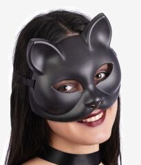 Nessiworld  Siyah Renk Lüks Kedi Maskesi 12x13 cm