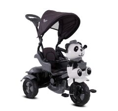 Nessiworld  Babyhope 127A Little Panda 3 Tekerli Kontrollü Bisiklet (Pedli) Gri