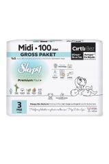 Nessiworld Sleepy Bio Natural Bebek Bezi Gross Paket 3 Beden 4-9 Kg 100 Adet