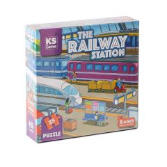 Nessiworld  PRS 32712 The Railway Station Pre School Puzzle -Ks Puzzle