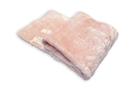 MiniGold Yenidoğan Peluş Battaniye - Kuş Pembe