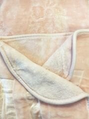 MiniGold Yenidoğan Peluş Battaniye - Kuş Pembe