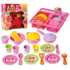 Nessiworld  Barbie Bulaşıklık 21 Parça