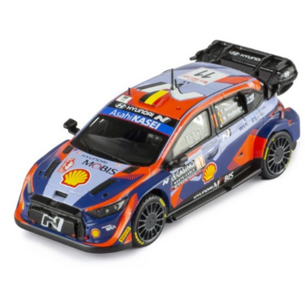 Nessiworld Mini Gt 1/64 Hyundai i20 N Rally 1 Hybrid 2023 Rally Monte