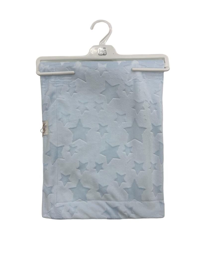 Nessiworld Nessiworld Bibaby Jacquard Star 82x90 Battaniye 64726 Blue