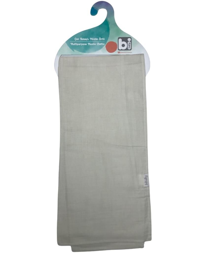 Nessiworld Bibaby 2 Katlı Müslin 90x110 Battaniye 64703 Taş