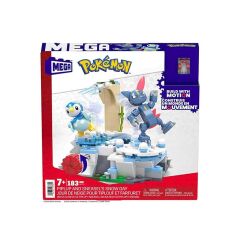 Nessiworld HKT20 MEGA™ Pokémon™ Piplup ve Sneasel Kış Macerası Seti 183 parça + 7 yaş
