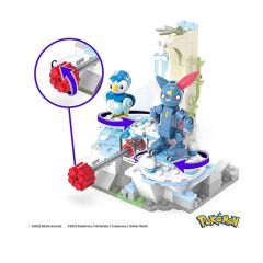 Nessiworld HKT20 MEGA™ Pokémon™ Piplup ve Sneasel Kış Macerası Seti 183 parça + 7 yaş