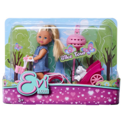 Nessiworld Evi ve Römorklu Bisikleti ve Köpeği 12 cm SMB-105730783
