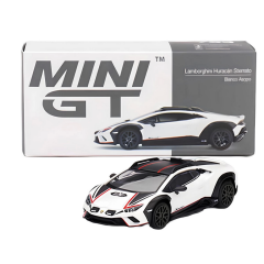 Nessiworld Mini GT 1/64 Lamborghini Huracán Sterrato Bianco Asopo