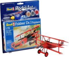 Nessiworld Revell 1:72 Fokker Dr.1 Triplane Model Seti 64116