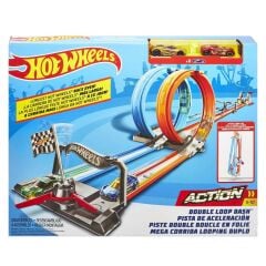 Nessiworld GFH85 Hot Wheels Çift Çemberde Depar Pist Seti