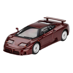 Nessiworld Mini GT 1/64 Bugatti EB110 GT Dark Red Metallic