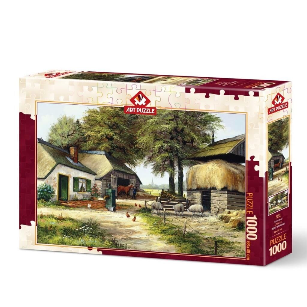 NessiWorld 5181 Art Puzzle Çiftlik Evi 1000 Parça Puzzle
