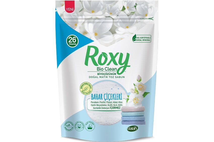 Nessiworld Roxy Bio Clean Doğal Matik Toz Sabun Bahar Çiçekleri 1600 Gr