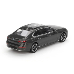 Nessiworld Mini GT 1/64 BMW i7 xDrive60 Dravit Grey Blister Paket