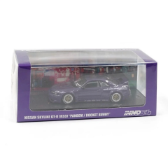 Nessiworld Inno 1/64 Nissan Skyline GT-R (R33) ''PANDEM ROCKET BUNNY'' Purple