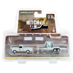 Nessiworld  Greenlight 1/64 1968 Chevrolet C-10 Shortbed and Tandem Car