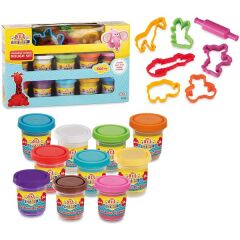 Nessiworld 03290 Art Craft 16 parça HAMUR SETİ-RENGARENK / 560 gr