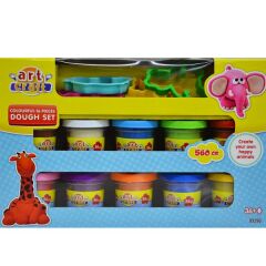Nessiworld 03290 Art Craft 16 parça HAMUR SETİ-RENGARENK / 560 gr
